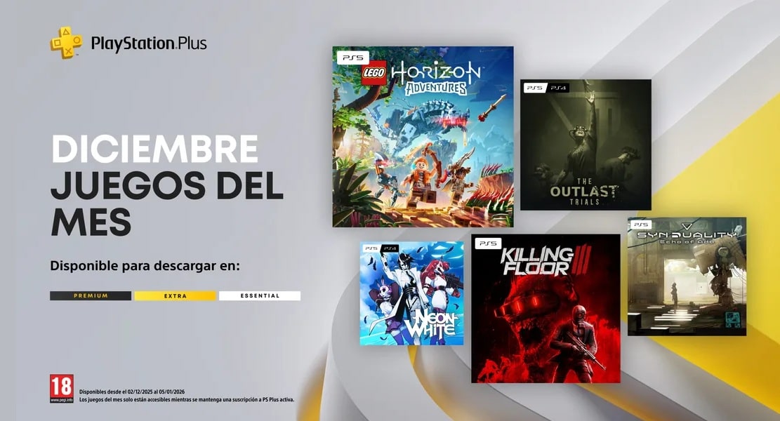 últimos juegos de 2025 para los suscriptores de PlayStation